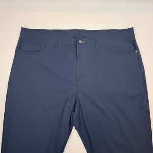 Public Rec All‎ Day Pant Mens Navy 42x32 Straight Leg Casual Dress Pants